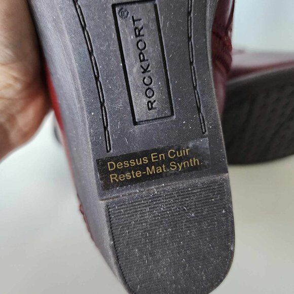 Rockport burgundy Cobb Hill Devyn Chukka ankle boots - Picture 9 of 13